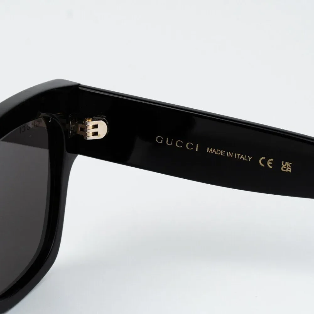 Gucci Men Sunglasses Black Grey Square GG1793S 001 NEW AUTHENTIC